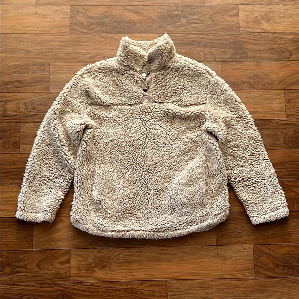 Women’s Cream Sherpa Sweater